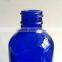 4oz Cobalt Boston Round Glass Bottle