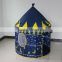 Boys Blue Prince Castle play tents for kids Indoor/Outdoor