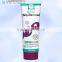 Plastic cosmetic tube with elliptical cap
