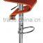 Best selling orange PU Leather bar chair / bar stools with very high quality