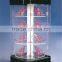 acrylic rotatable power bank electric display cabinet