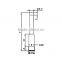 D6.5 M12 plug series Non-flush DC 2-wire inductive proximity sensor