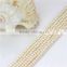 Natural freshwater loose pearl strand AAA- 4-5mm real white round pearl strand