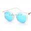 Women Upscale Retro Transparent Block Sunglasses