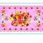 Newest Transparent Printed Flowers All-in-one Vinyl Table Cloth Piece/roll