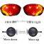 USB LED Bike Turn Signal Light with Warning Bell for Cycling Gaciron Bike Accessories
