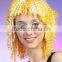 Wholesale football fan wig, colorful cosplay hair wig, festival wigs for gift