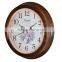 China Wholesale Wood Crafts Wall Clocks Round For Promotion