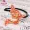 Hot sale bulk Polyester hair rubber band tortoise pony tail holder hair accessories