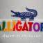 White flock thermal transfer label,flock letters for clothing