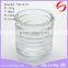 2016 round cylinder glass candle jars, clear glass candle jar