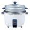 Hot sale White drum rice cooker with Steamer and Dark grey color plastic parts