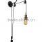 Manufacturer's Premium Wheel Wall Lamp Adjustable Wall Sconce Loft Coffe Wall Light