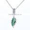 S179 Globalwin Jewelry New Fashion Design Stone Leaf Pendants Charms