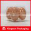 4 Cells PVC Clear Plastic Egg Tray