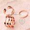 Rose gold plated stainless steel hollow ring fashion women adjustable ring wedding jewelry 6210028