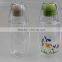 1000ml glass water bottle with lid with cover handmade high borosilicate glass N6457