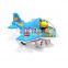 cute mini plastic plane toys/oem pvc vehicle model toys for kids/custom plastic toys China supplier