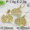 Powell Wholesale Popular China Suppliers Dubai Gold Jewelry Earring Jewelry Set