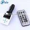 Handsfree Bluetooth Car Mp3 Player FM Transmitter Hands Free Bluetooth Audio Receiver with Remote Control For iPhone Samsung LG