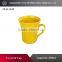 Mug with lid high temperature color glaze mug