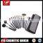 Complete Black 18 Pcs Professional Cosmetic Brush Kit