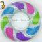 frosted pvc swim ring factory cheap inflatable pvc swim ring