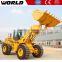 World brand road construction equipment 5ton joystick control wheel loader W156