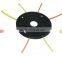 Different design brush cutter 3T metal blade and nylon head
