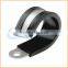 China manufacture best quality rubber lined p clamps