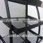 5 Tiers Movable Supermarket Mesh Grid Iron Storage Rack