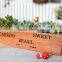 Creative succulent plant rectangle garden woood planter
