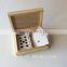 wooden box for playing cards