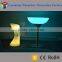 remote control battery operated Plastic illuminated led wine cooler/led wine ice bucket