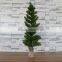 Plastic mini pine tree with burlap base for table decoration