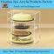 wholesale Alibaba hot sale clear acrylic cake stand bakery display showcase cabinet