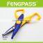 S5-1013 5.5 Inch 2Cr13 Stainless Steel Blade With Colorful Plastic Handle Shape Cutting Scissors