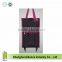 New style recycled folding shopping trolley bag with wheels