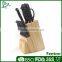 13pcs stainless steel kitchen knife kit for kitchenware pp full tang handle