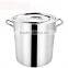 Tall Straight-shaped Non-magnetic stainless steel stockpot/commercial stock pot/soup bucket