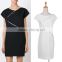2017 Summer Style Solid Short Sleeve A-Line Dress Women Elegant New Fashion Office Dress Women