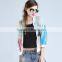 2015Summer casual round collar blazer ladies half sleeve coat