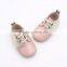 2017 New fancy leather for girls baby shoes genuine leather with boys and girls
