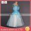 Beaded Blue Evening Dress Short Mini