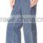 High quality custom newest fashion stretchy blue denim jeans women Sailor Jeans