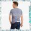 2018 Mens High Quality Grey Muscle Fit Button Collar T-Shirts