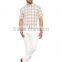 Green Solid Regular Short Sleeve Buttoned Shirt