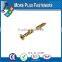 Made in Taiwan high quality yellow zinc coated wood screws self tapping screw