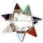 Triangle Healing Point Gemstone Beads Chakra Reiki Crystal Pendant For Jewelry Diy