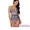 Fashion Stylish Gypsy Print One-Piece Sexy Young Girls Bathing Suit